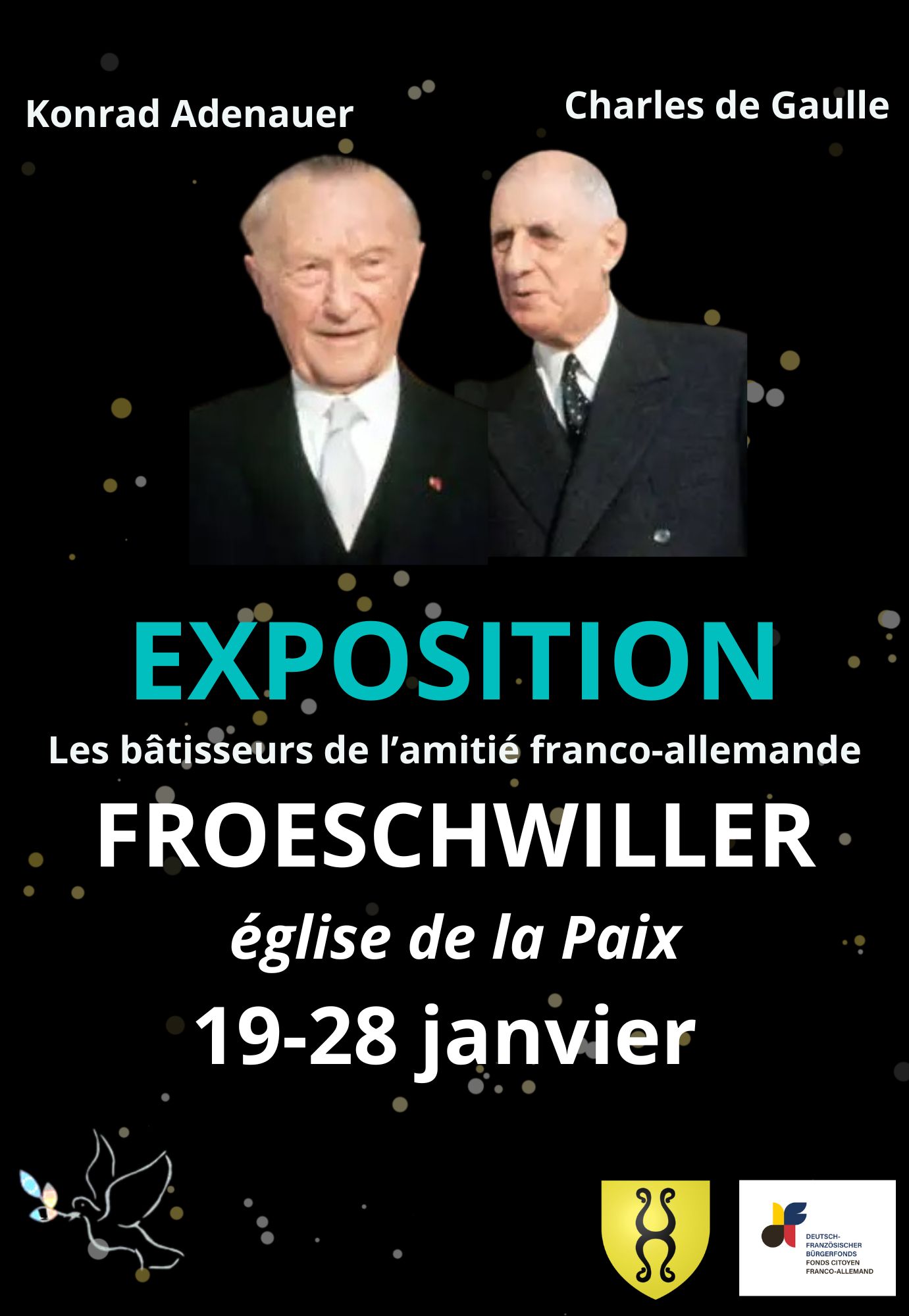 Exposition De Gaulle - Adenauer : les bâtisseurs de l'amitié franco-allemande